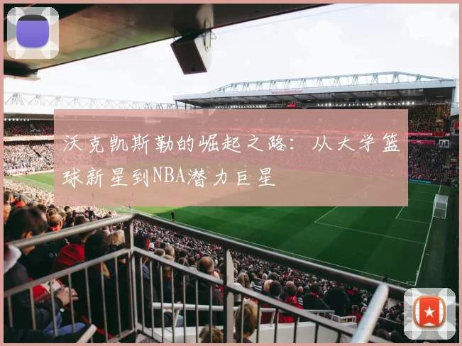 沃克凯斯勒的崛起之路：从大学篮球新星到NBA潜力巨星
